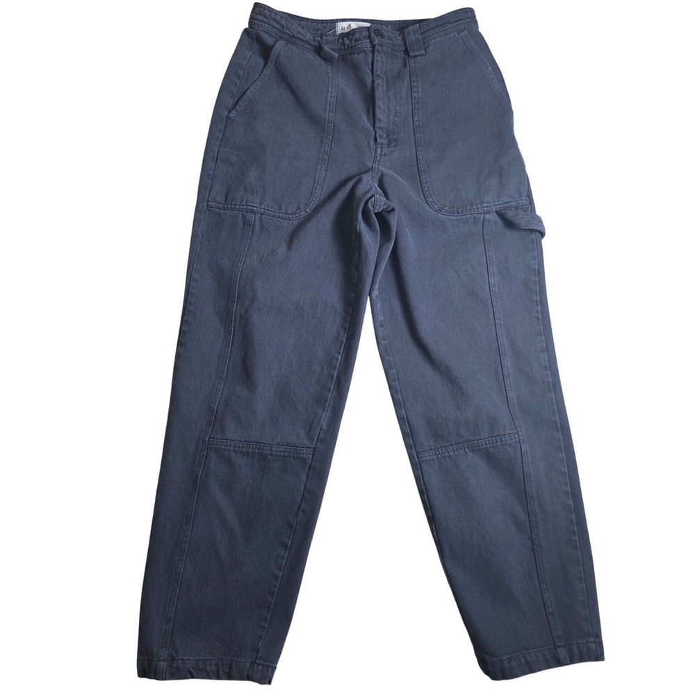 Alex Mill Phoebe Pant in Recycled Denim Carpenter Pants Navy Hammer Loop women 8